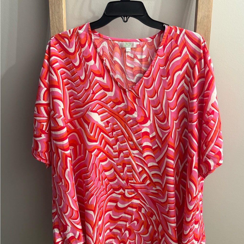 Jade Geometric Women's Blouse